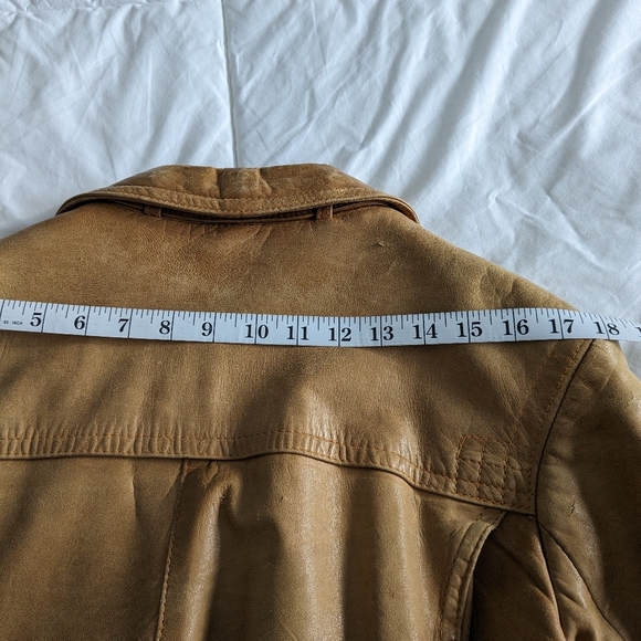 Vintage Men's Leather Bomber Style Jacket, by Cordovan Montreal - Picture 15 of 16